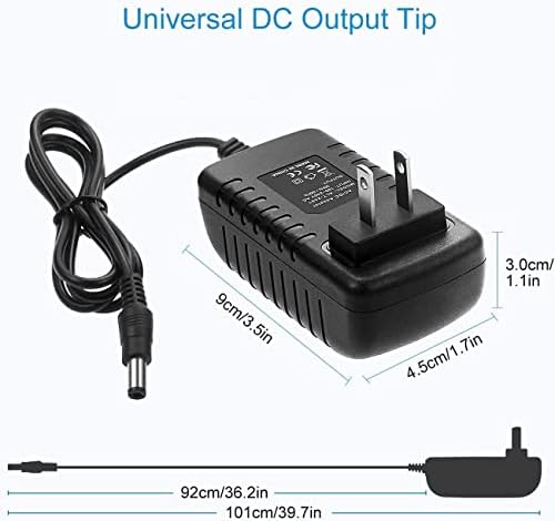 Bestch AC / DC adapter kompatibilan s crnim i palubom SS12C SS12 C SS 12C 12V zamjenski punjač # 90532614 Model br.: T12085D b & D BD klasa 2 Kabel za napajanje kabela za napajanje PSU
