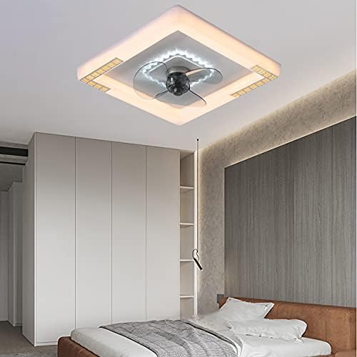 FAHUN LED ventilator sa plaftom i daljinskim upravljačem Mute ventilator 3 brzine spavaće sobe zatamnjevaju se ultra tanki stropni ventilator sa tajmerom Moderni dnevni boravak Tiho svjetlo stropne svjetlo