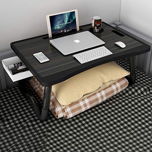 Laptop ladicu za laptop, asltoy laptop stol sa stolom za ladicu stola za ležaj za ležaj Krevet za laptop