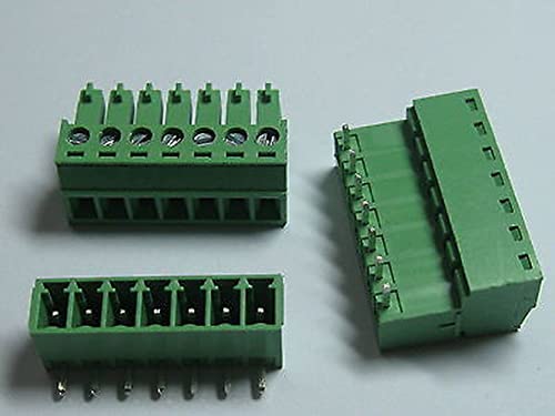 12 kom konektor za vijčani terminalni blok 3,5 mm Ugao 7 pin / način zelenog priključnog tipa
