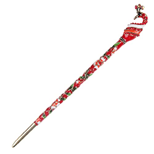 SOLUSTRE Vintage Decor Vintage Decor Kineski štapić za kosu Retro ukosnica Crvena klasična Vintage štapići
