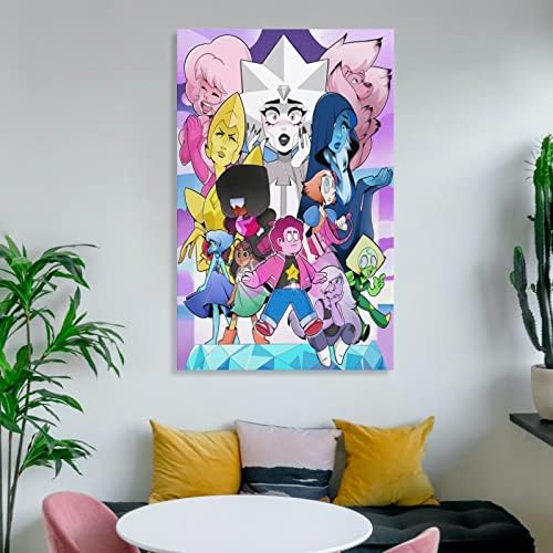Steven Univerzum-crtani umjetnički Posteri zidne umjetničke slike platno zidni dekor Kućni dekor dnevni boravak dekor estetika 08x12inch Neuramni stil