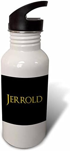 3drose Jerrold zajedničko ime za dječaka u Americi. Poklon žuto na Crnom - flaše za vodu