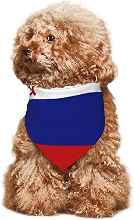 Pas bandane ruska zastava pet Bandana šal trougao Bibs marama pribor za pse mačke