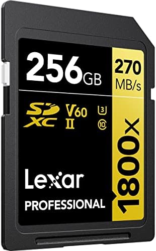 Lexar Gold serija Professional 1800X 256GB UHS-II U3 SDXC memorijska kartica