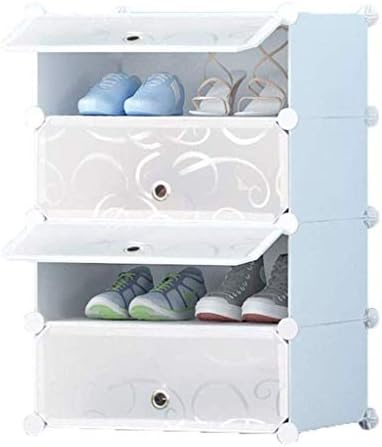 Dingzz Jednostavna polica za cipele, kućni ušteda prostora odvojivi stalak za cipele s cipelama s 4 sloja