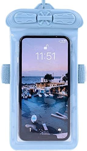 Vaxson futrola za telefon, kompatibilna sa HUAWI Honor Holly 4 Plus vodootporna torbica suha torba [ nije film za zaštitu ekrana ] plava
