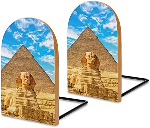 Knjiga Sfinge i piramide završava se za police drveni držač držača za knjige za teške knjige razdjelnik