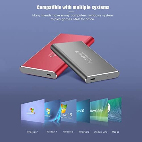 Aoof mobilni tvrdi Disk USB3.1 6t 8T prošireni brzi mobilni čvrsti Disk je pogodan za Desktop računare, notebook računare i mobilne telefone i druge uređaje. Crvena 8tb