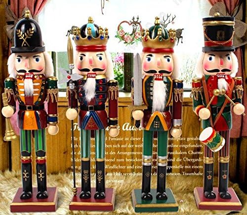 AULUDA Nutcracker figure, kolekcija figurica Božićne dekoracije, Holiday House drveni ukras ukrasni poklon Set