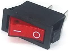 Zaahh preklopni prekidač 5kom/puno KCD3 30 * 13mm crvena LED SPST 2PIN 15A 250V Snap-In On Off