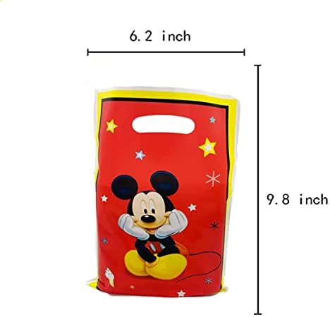 Zspzexsl 30kom Mickey Mouse Party Poklon torbe, torbe zalihe Rođendanska dekoracija Bingo dekoracije,