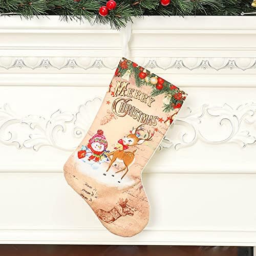 Veliki ukrasni uskršnji jaja koja se otvaraju personalizirane božićne čarape, uključujući djecu Santa