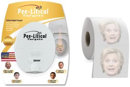 Pee-litični ciljevi toaletni svjetlo projektor Barack Obama | Alexandria ocasio | Adam Schiff | Anthony Fauci i toaletni papir kotrljajte krivo hiljary