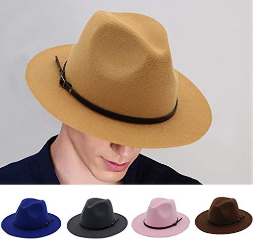 Muškarci Žene Sun Straw Hat Classic Vintage Cowboy Wide Wide Gim s kaiškom dizajnerkom Panama Fedora Hat Lagan