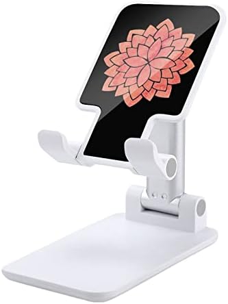 Lotus cvjetni ilustracija japansko istočno azijski cvijet meditacija umjetnosti Podesivi mobilni telefon sklopivi prenosivi držač tableta za ured putne seoske kuće bijeli stil
