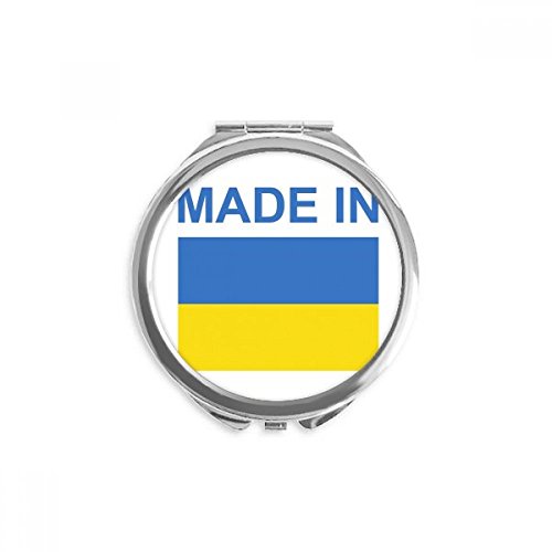 Proizvedeno U Ukrajini Zemlja Love Ručno Kompaktno Ogledalo Okruglo Prijenosno Džepno Staklo