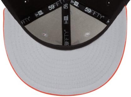 MLB Miami Marlins Bijela prednja osnovna 59fifty opremljena kapa