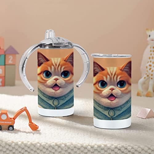 Funny Cat Sippy Cup-Crtić Baby Sippy Cup-Kawaii Sippy Cup