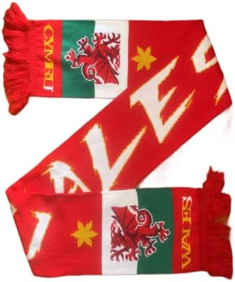 Wales Red Dragon Sports Soccer Football National Team HD pleteni šal navijački poklon