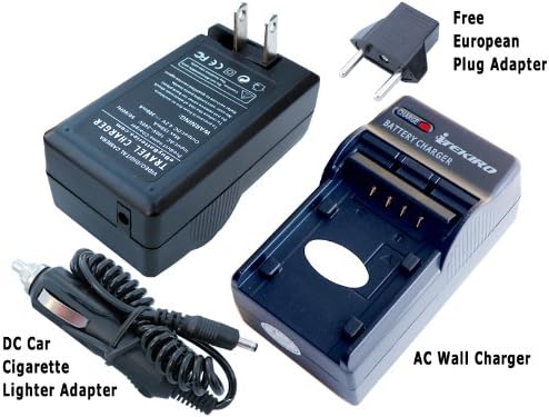 ITEKIRO AC zidni komplet za punjač automobila za automobile za panasonic DMC-FX7B + ITEKIRO 10-IN-1 USB kabl za punjenje