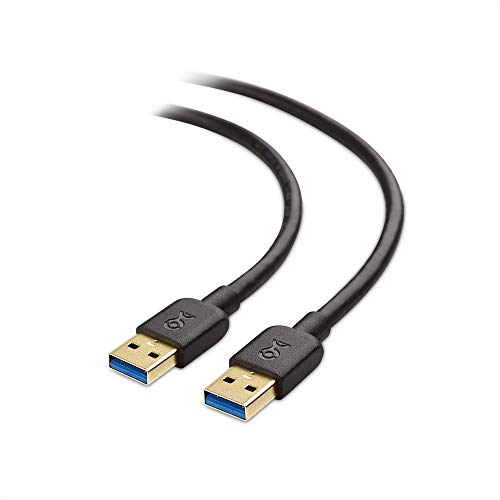 Kabelska kabela Dugi USB 3.0 kabl 15ft, USB do USB kabla / USB A USB kabl / muški do muški USB kabel / dvostruki USB kabel u crnom