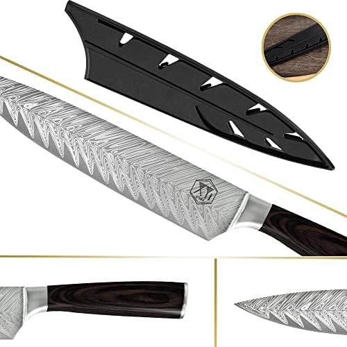 XYJ Full Tang 6-inčni nož za otkoštavanje sa omotačem za nošenje japanski Kuhinjski kuharski Set noževa sa vrećom