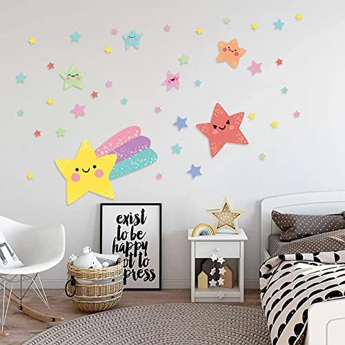 Zidne naljepnice sa zvijezdama vinilne slatke naljepnice sa zvijezdama zidni dekor za dječju sobu