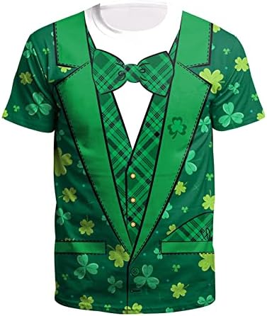 Muške majice Irski St. Patrick Dan mode i zabave Print par kratkih rukava majice
