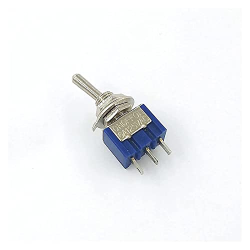 ONECM 10pcs preklopni prekidač na 3 pin 3 Pozicija Mini zasuivanje MTS-103 AC 125V / 6A 250V / 3A prekidač za napajanje SPDT Auto Automatski