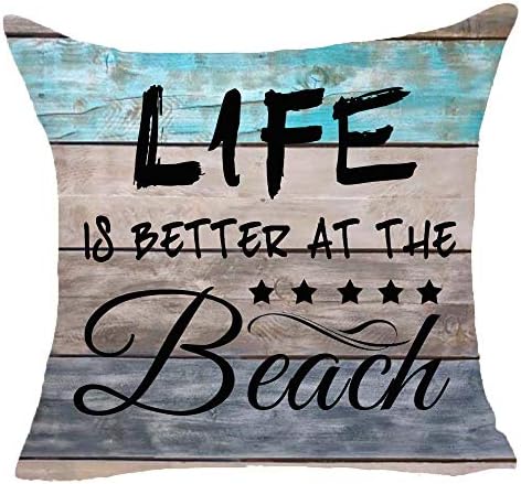 Kraljičina dizajnera prekrasnog akvarelskog plaža morskog tirkizne boje životinje Sea kornjača Plivanje Ispiši pamučni posteljina ukrasno bacanje jastuk za jastuk za jastuk 18 x18