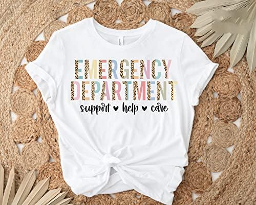 Slatka Odjel za hitne slučajeve majica hitne pomoći ER medicinska sestra T Shirt poklon za medicinsku