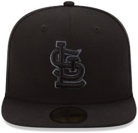 MLB St. Louis Cardinals crna & amp; siva 59fifty opremljena kapa