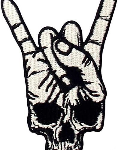 Simbol ručne i kokolice Simbol za ručne prstom za patch vezan primenjivač za šištanje na amblemu