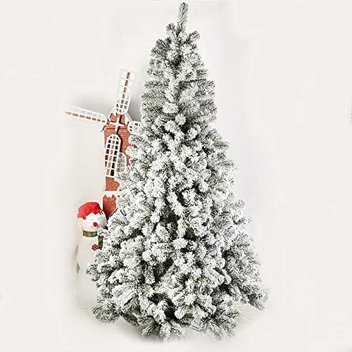 PVC jato snijeg umjetnog božićnog stabla u metalnom postolju smreka sa šarkem Xmas stablo osjećaju stvarno