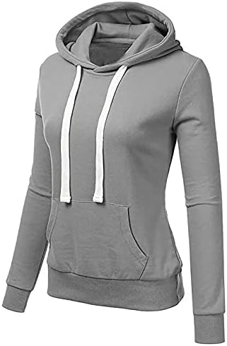 QZS ženska Casual dukserica s dugim rukavima udobna dukserica s puloverom sa patentnim zatvaračem aktivna dukserica