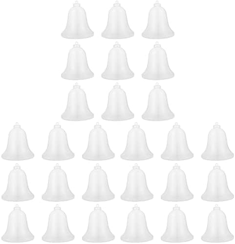 Aboofan 30 kom Ornament: Craft Tree Holiday Trees pena u obliku zvona za DIY zvona pokloni prenosivi viseći dekor Božić jasan Ornament dekorativni Ing Ornament, poslastica za punjenje