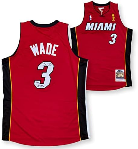 Dwyane Wade Road Miami potpisan autentični košarkaški dres 3 x Champ fanatics coa