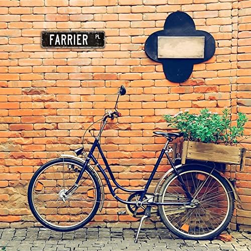 Farrier Retro Street Sign, Farrier Poklon Zidno umjetničko ukrasni znak, Farrier Custom Metal znak za