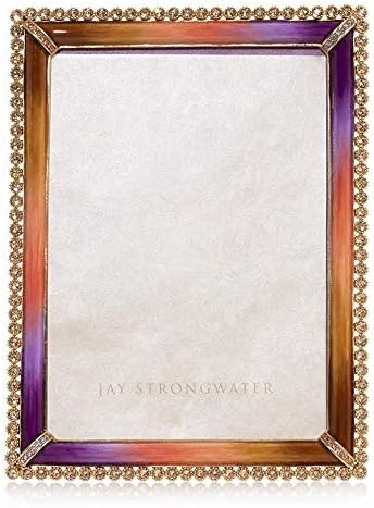 Jay Strongwater Lucas-Stone Edge 5 x 7 Frame-jesen