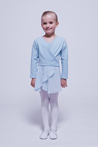 TANZMuster ® Girls' balet sa omotačem Cardigan - Mandy - izrađen od ekstra mekog i izdržljivog pamučnog mješavine
