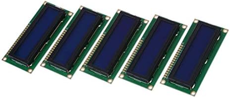 ZYM119 5x 1602 16x2 karakter LCD LCM modul za prikaz HD44780 kontroler plava ploča sa pozadinskim osvjetljenjem