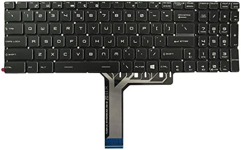 Abakoo nova tastatura sa pozadinskim osvetljenjem kompatibilna sa MSI GS60 GS63VR GS70 GS72 GT62 GT62VR