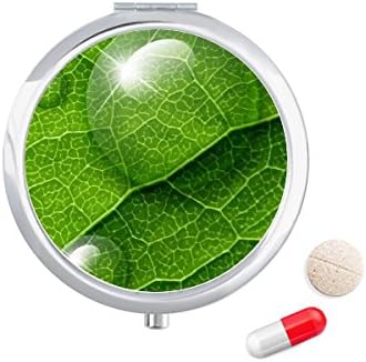 Zelena Biljka Kondenzacija Kutija Za Pilule Svježeg Uzorka Džepna Kutija Za Skladištenje Lijekova