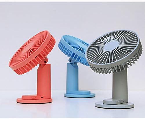 QWEZXC Desktop Clip ventilator USB ventilator, uredski ventilator, spavaonica mini prijenosni tihi ventilator, narančasti prah