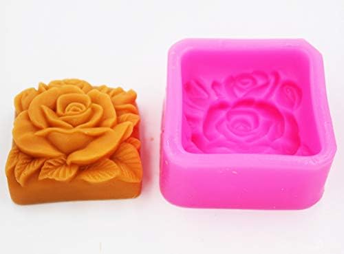 Longzang cvijet S0236 zanatski umjetnički silikonski sapuni kalupi DIY ručno rađeni sapuni