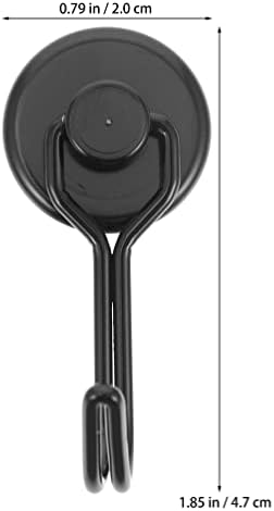 Mobestech 5pcs magnetske kuke zakretne swivel swing kuke za rotacijsku vješalicu za kuka za teške uvjete za vrata Hladnjak Roštilj Kuhinja kupaonica vijenac