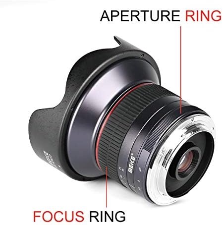 Meike 12mm f/2.8 širokougaoni objektiv za ručno fokusiranje za Canon EF-M kameru bez ogledala sa APS-C