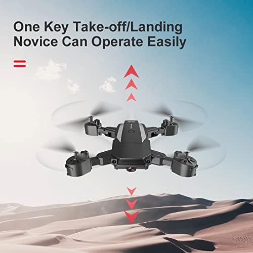 XIAOKEKE Drone Sa kamerom za odrasle 4K Ultra HD FPV Live Video podesiv širokokutni, RC Quadcopter