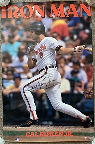 Cal Ripken JR Baltimore Oriore Mirnman 23x35 Potpisan poster sa hologramom - autogramirane MLB fotografije